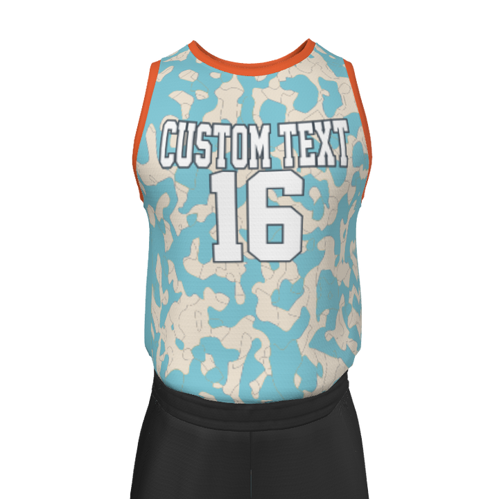 Basketball Camouflage Reversible Sublimated Basketball Jersey. (x 1)