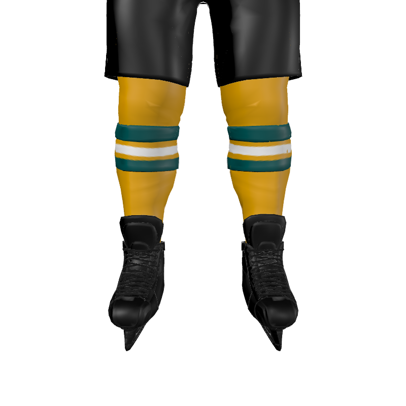 Hockey Pittsburgh Style Sublimated Hockey Socks. (x 26)