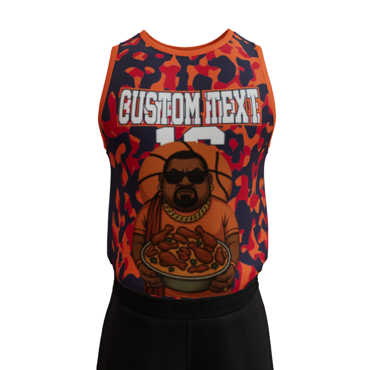 Basketball Camouflage Sublimated Basketball Jersey. (x 10)