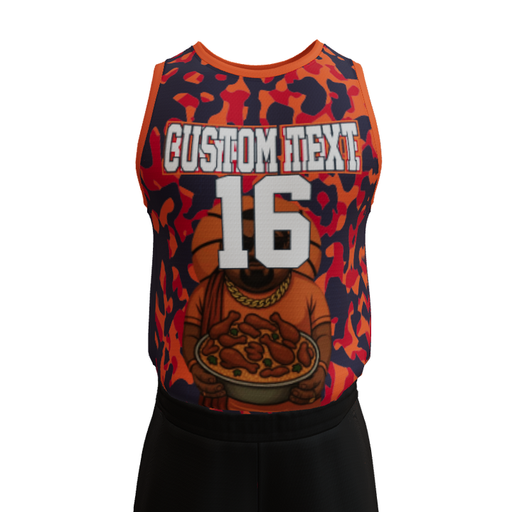 Basketball Camouflage Sublimated Basketball Jersey. (x 10)