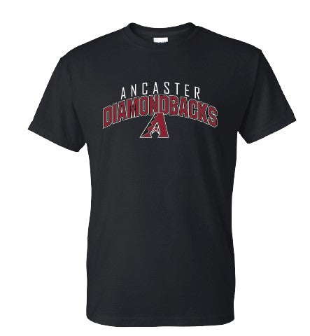 Ancaster Diamondbacks Black T-shirt