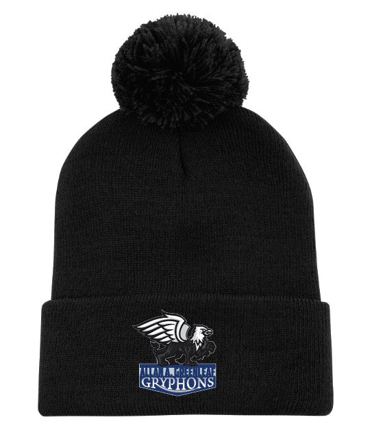 Allan Greenleaf Winter Hat with Pom Pom