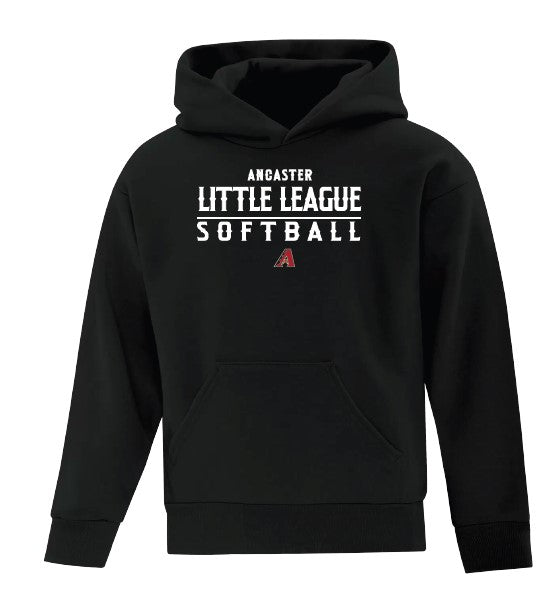 Ancaster Little League Softball Hoody Black