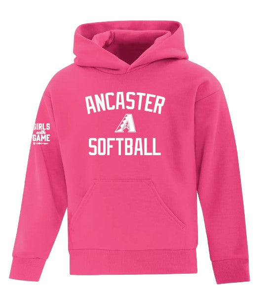 Ancaster Little League Softball Hoody Pink