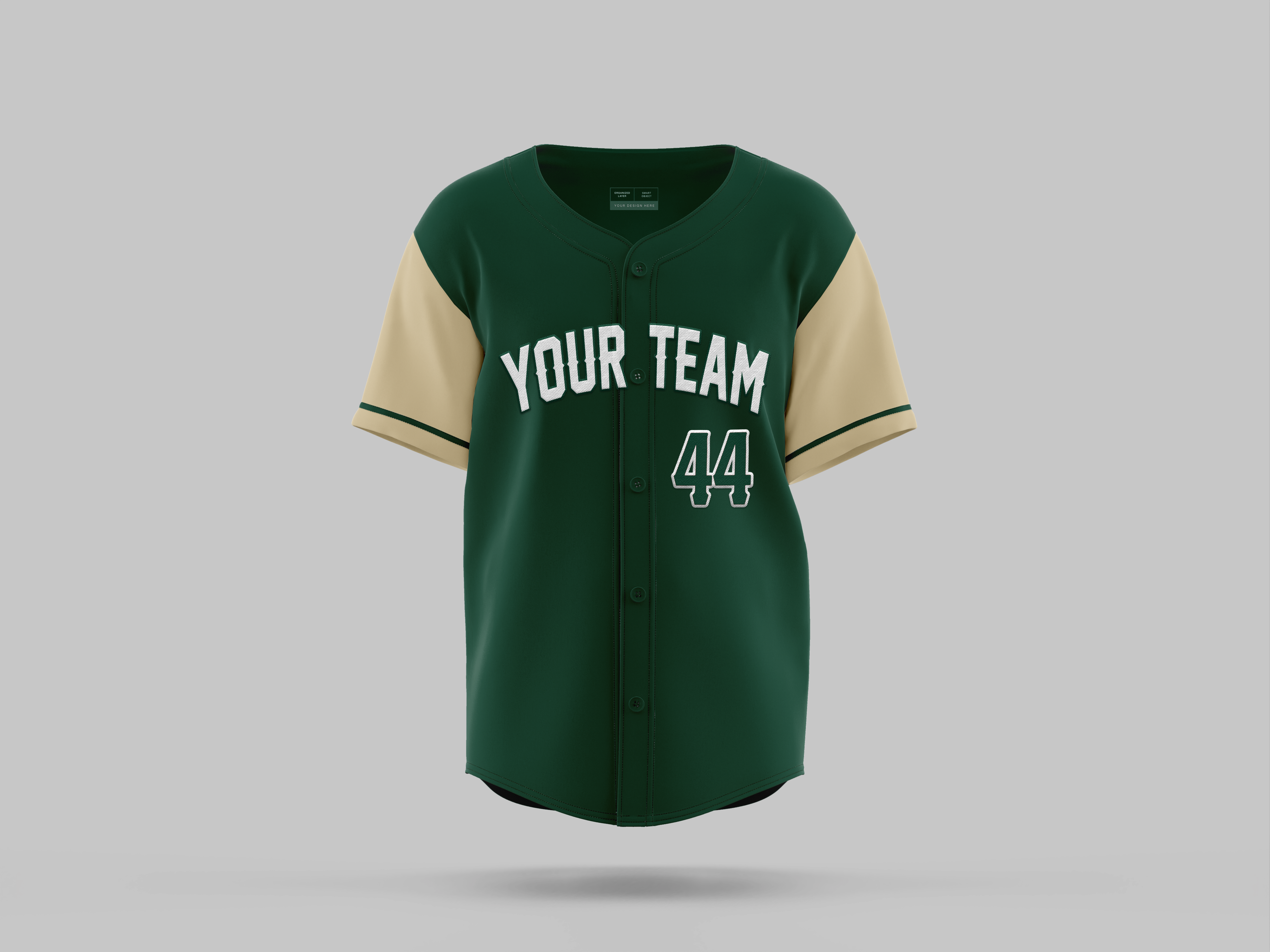 Two Tone | Full Button Baseball Jersey