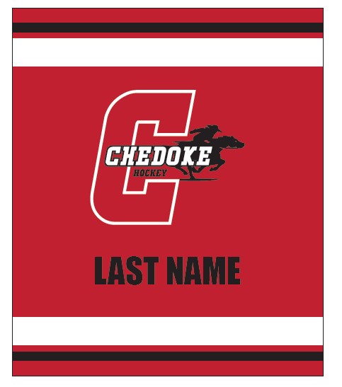 CHEDOKE HOCKEY SHERPA BLANKET