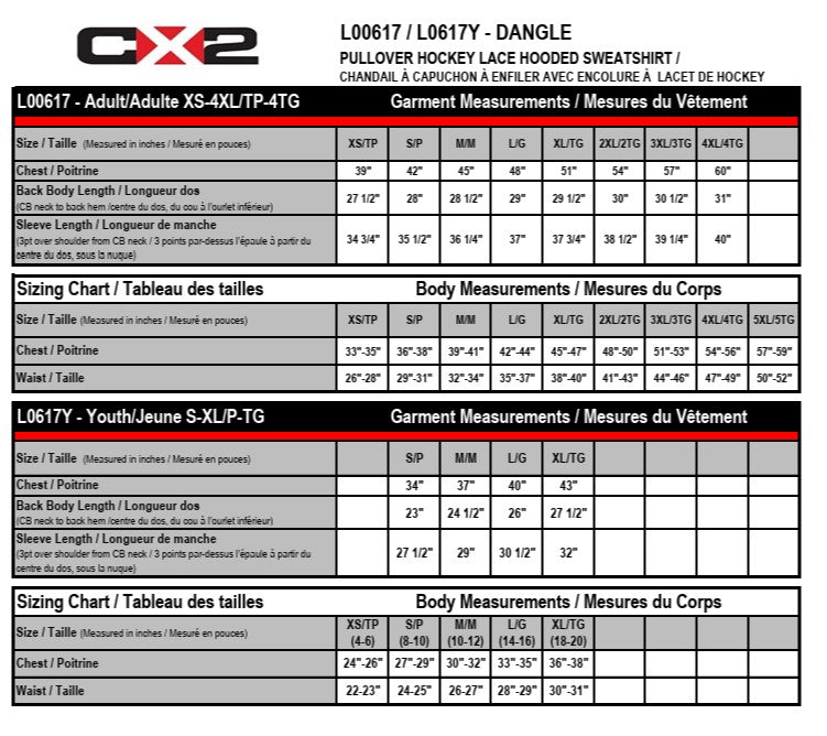 Chedoke Dangle Performance Hoodies