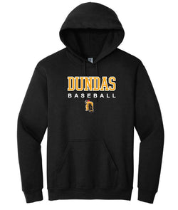 Dundas Baseball Black Hoody