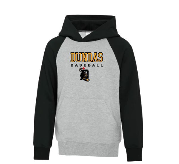 Dundas Baseball Two Tone Hoody