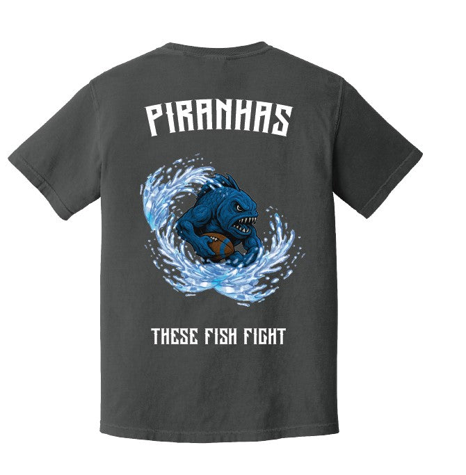 Hamilton Piranhas These Fish Fight T-shirt