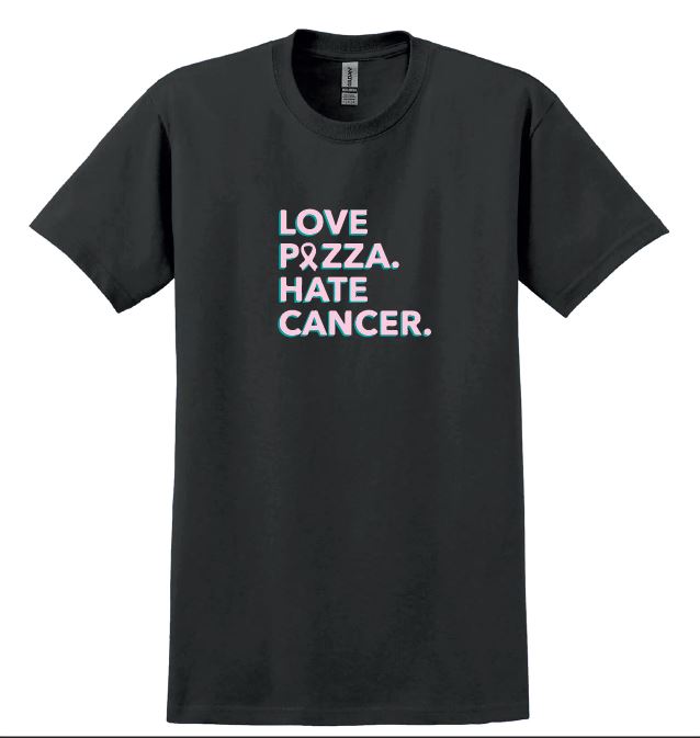 Love Pizza Hate Cancer T-shirt