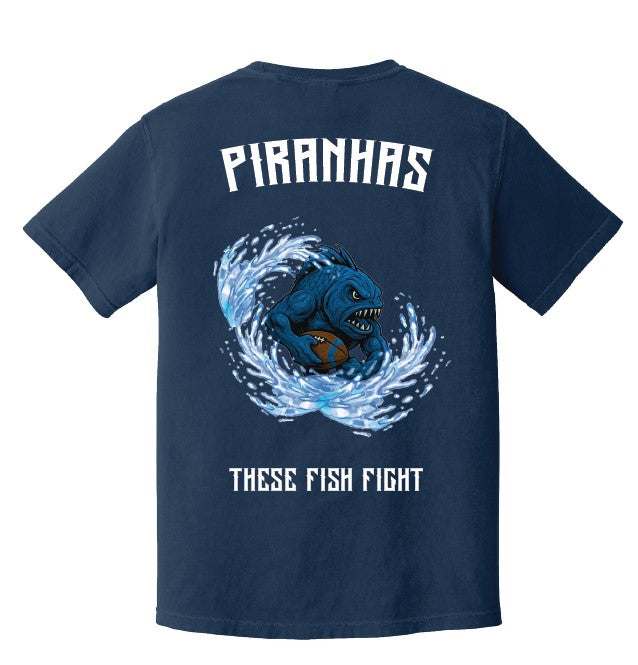 Hamilton Piranhas These Fish Fight T-shirt