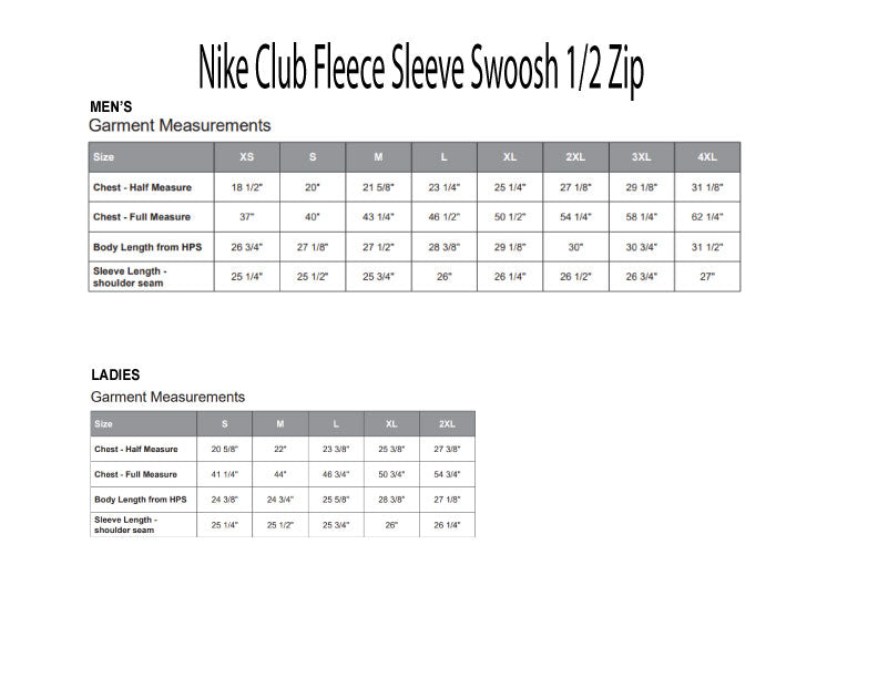 MacOrtho Nike Half ZIp
