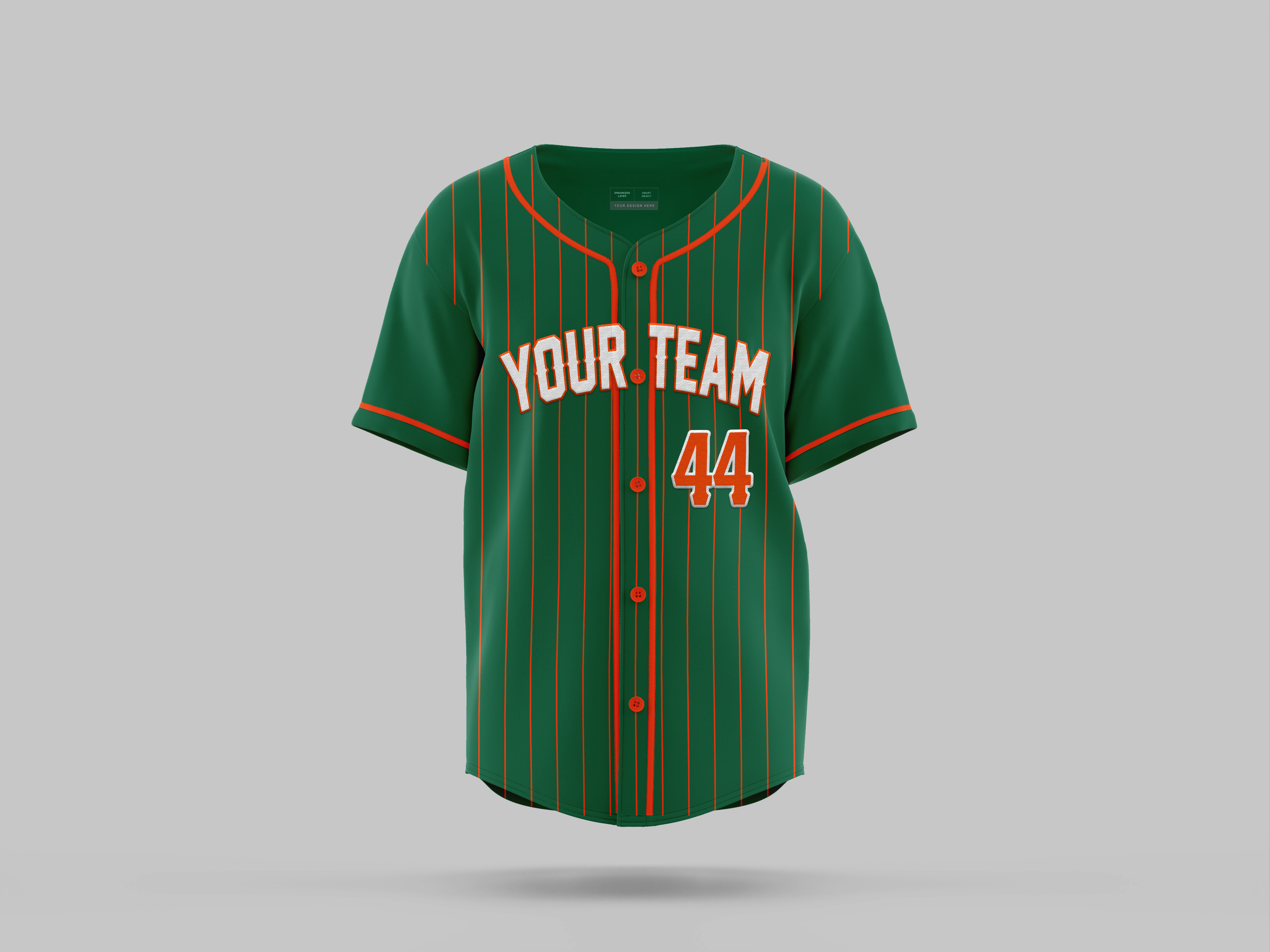 Full Button Baseball Jersey | Base Design