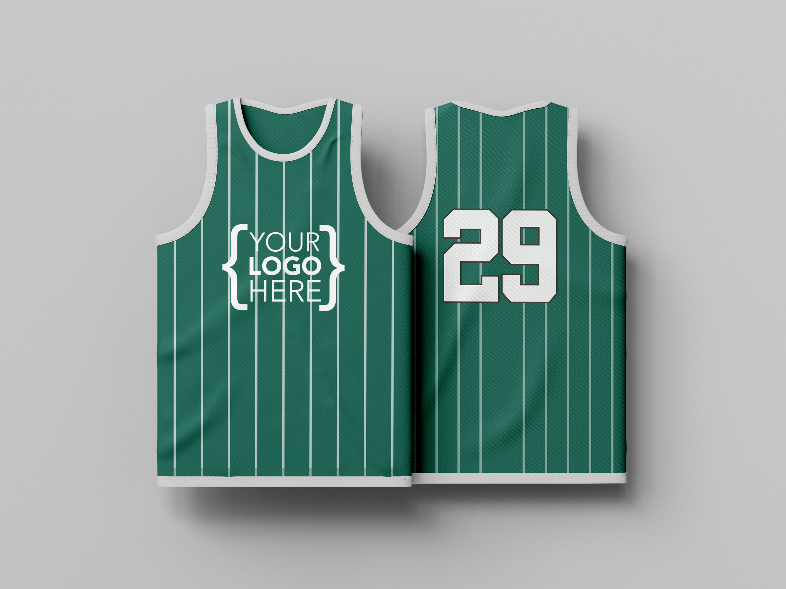 Sublimated Basketball Jersey - Pinstripes
