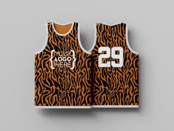 Sublimated Basketball Jersey - Tiger King