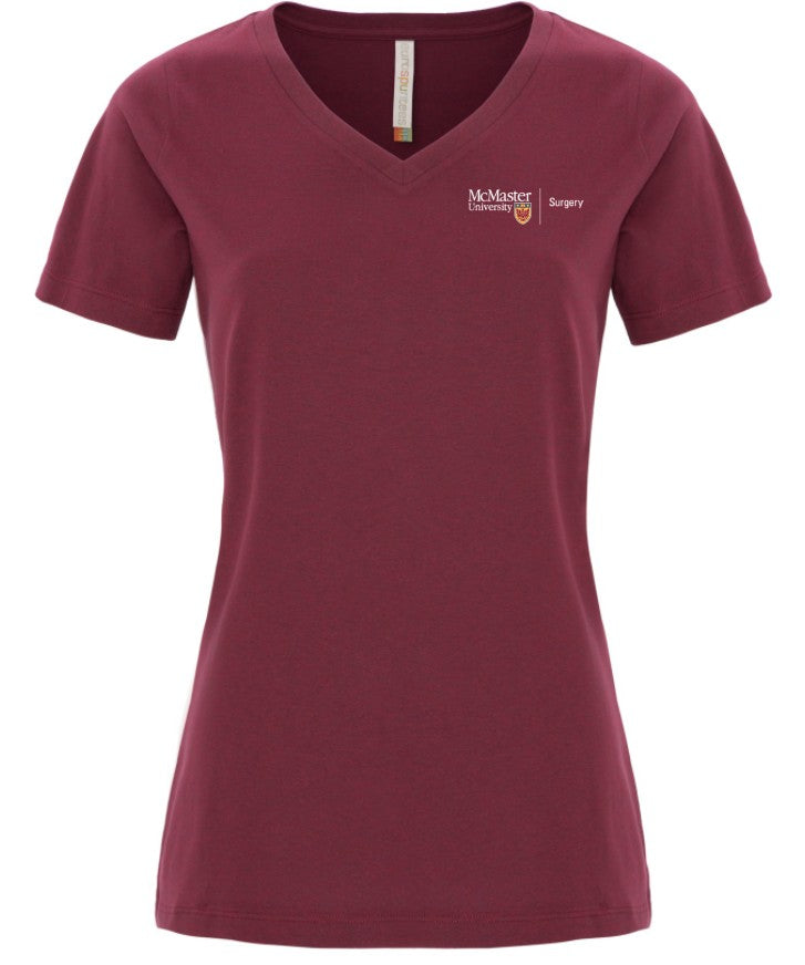 McMaster University Surgery V-NECK T-shirt