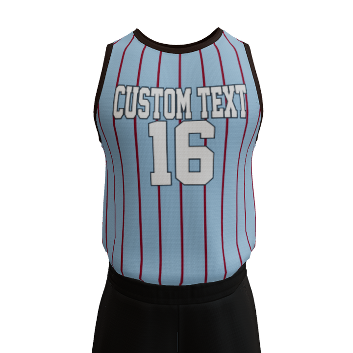 Basketball Pinstripes Sublimated Basketball Jersey. (x 1)