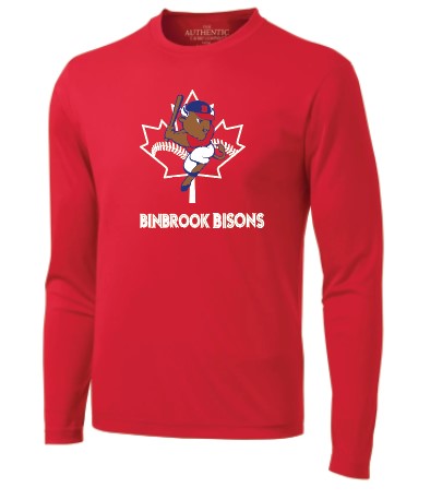 BINBROOK BASEBALL LONG SLEEVE SHIRT
