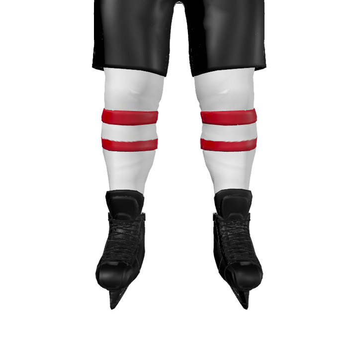 Hockey Chicago Style Sublimated Hockey Socks. (x 1)
