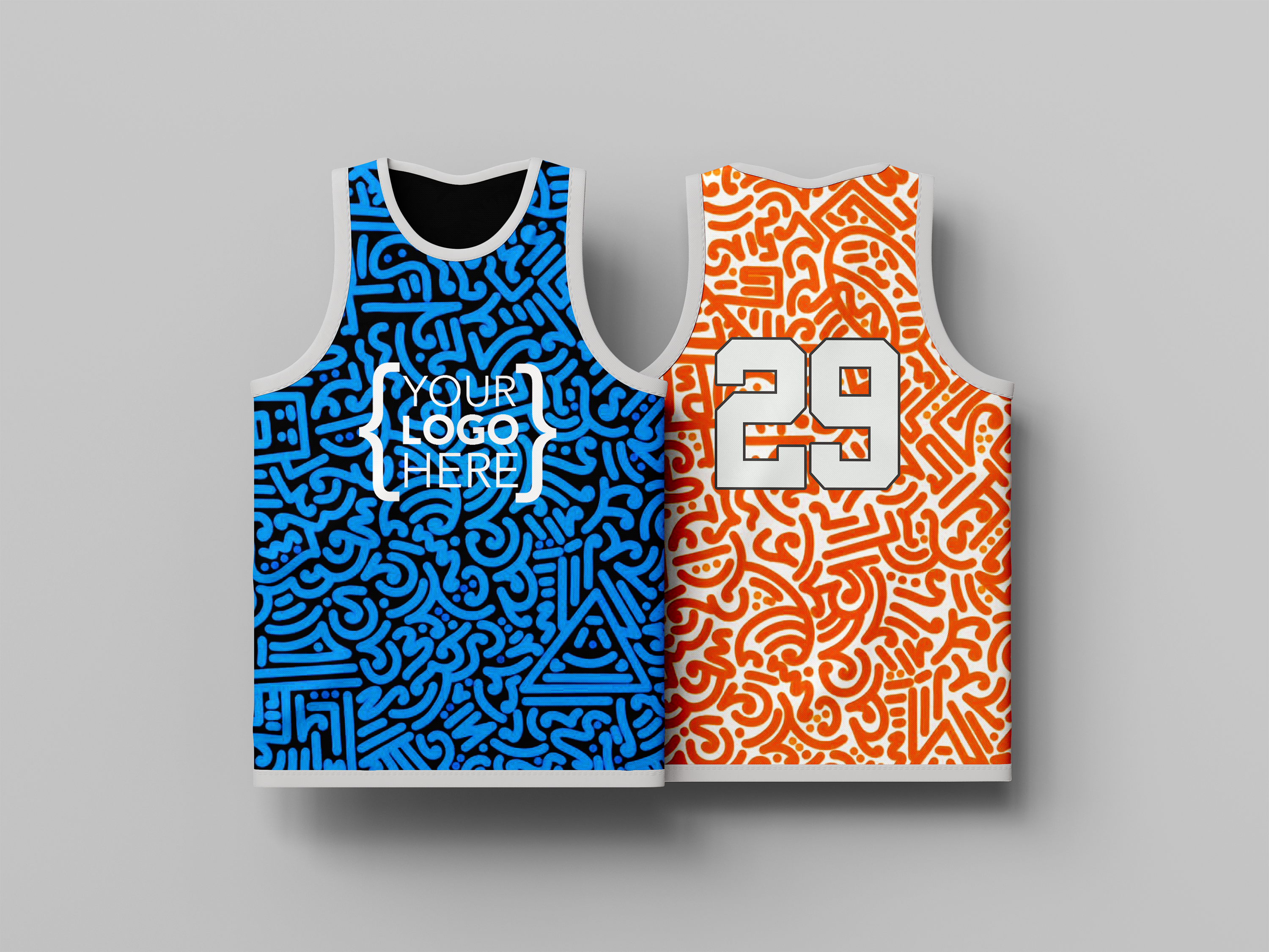 Reverse Gear Basketball Jersey - Street Scribbles