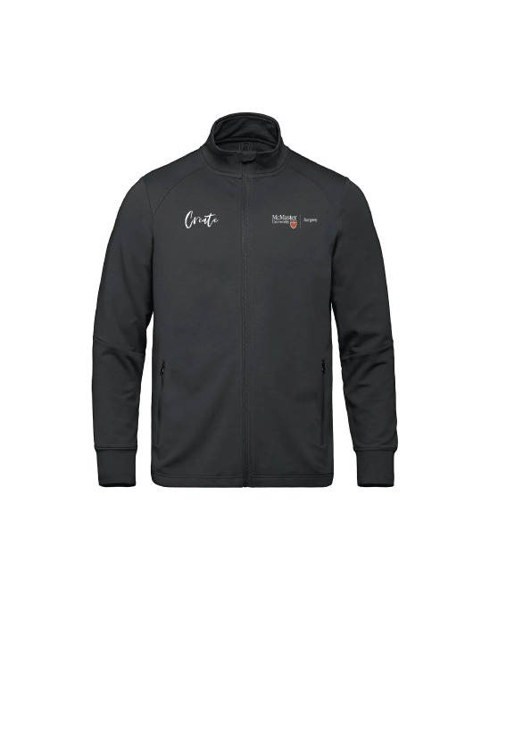 McMaster University Surgery French Terry Performance Full Zip Sweatshirt