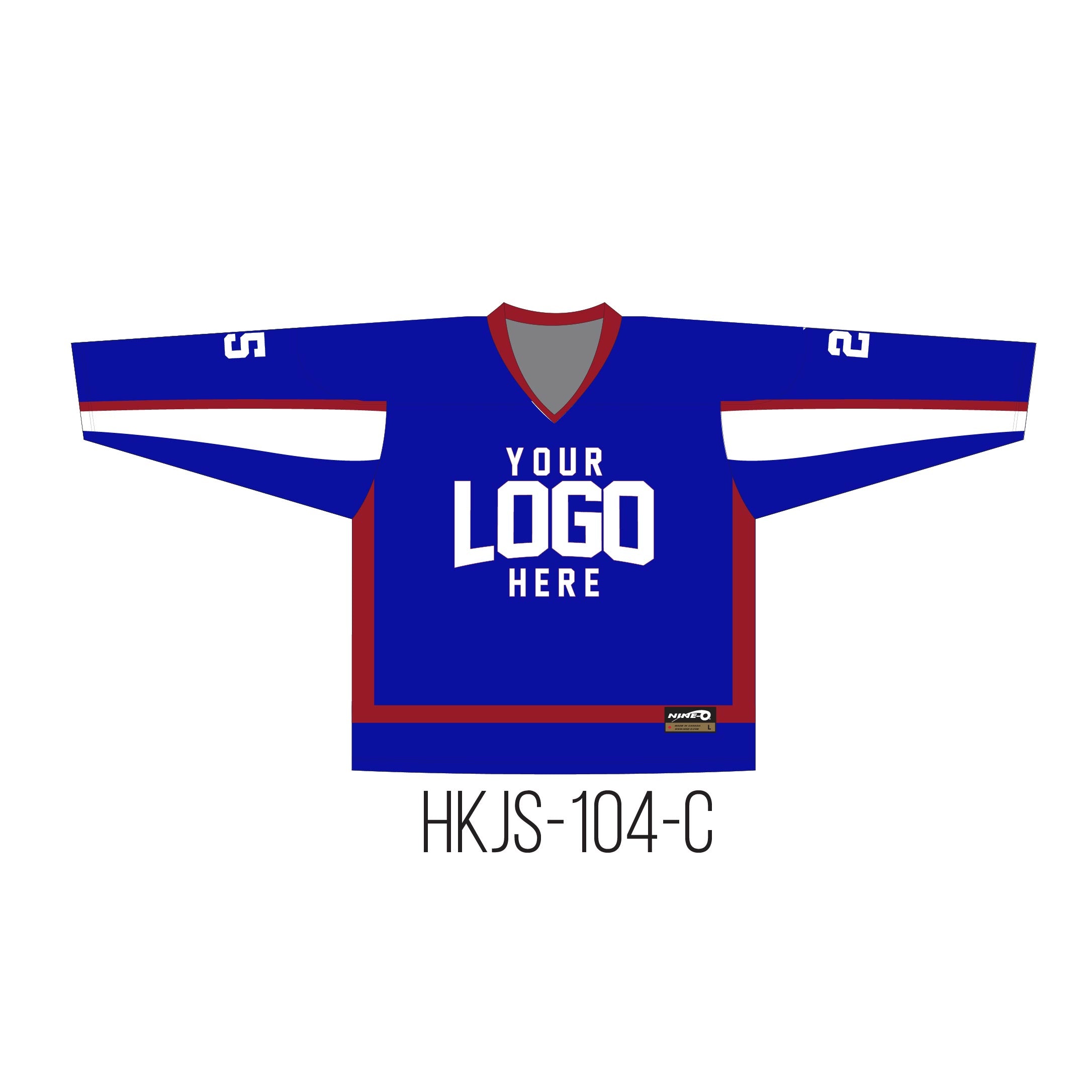 Sublimated Hockey Jersey - Washington Style