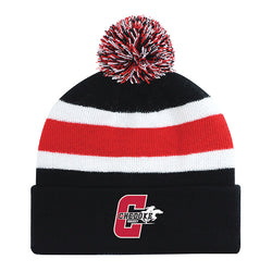 Chedoke Striped Pom Pom Hat