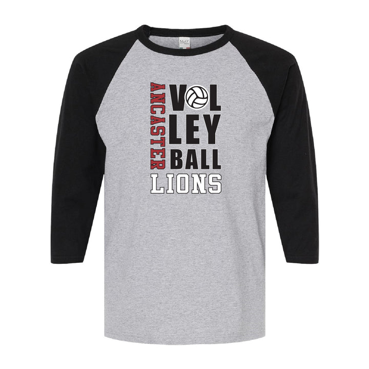 ANCASTER LIONS VOLLEYBALL QUARTER SLEEVE SHIRT