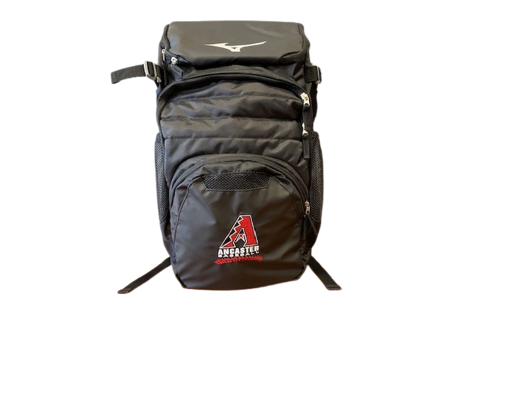 ANCASTER DIAMONDBACKS MIZUNO BACK PACK